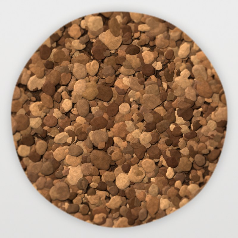 Apache Brown 3/8 inch screened landscape rock