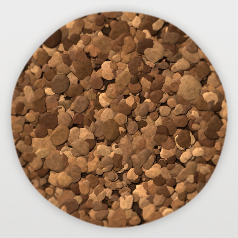 Apache Brown 1/2 inch screened landscape rock