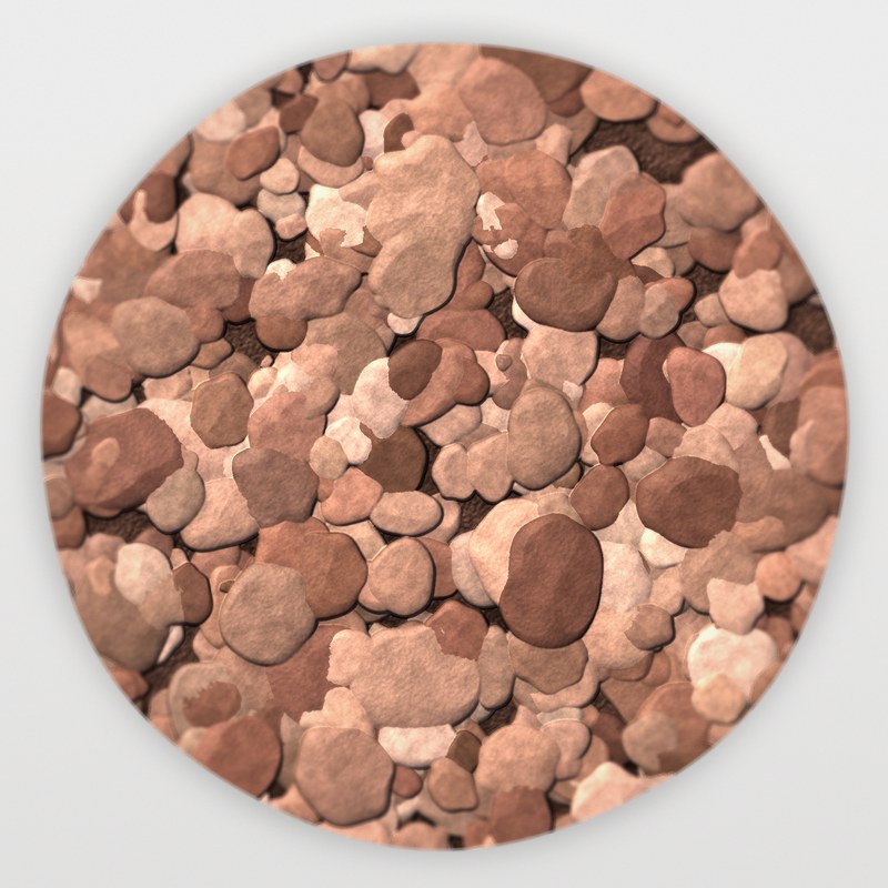 Apache Pink 1 inch screened landscape rock