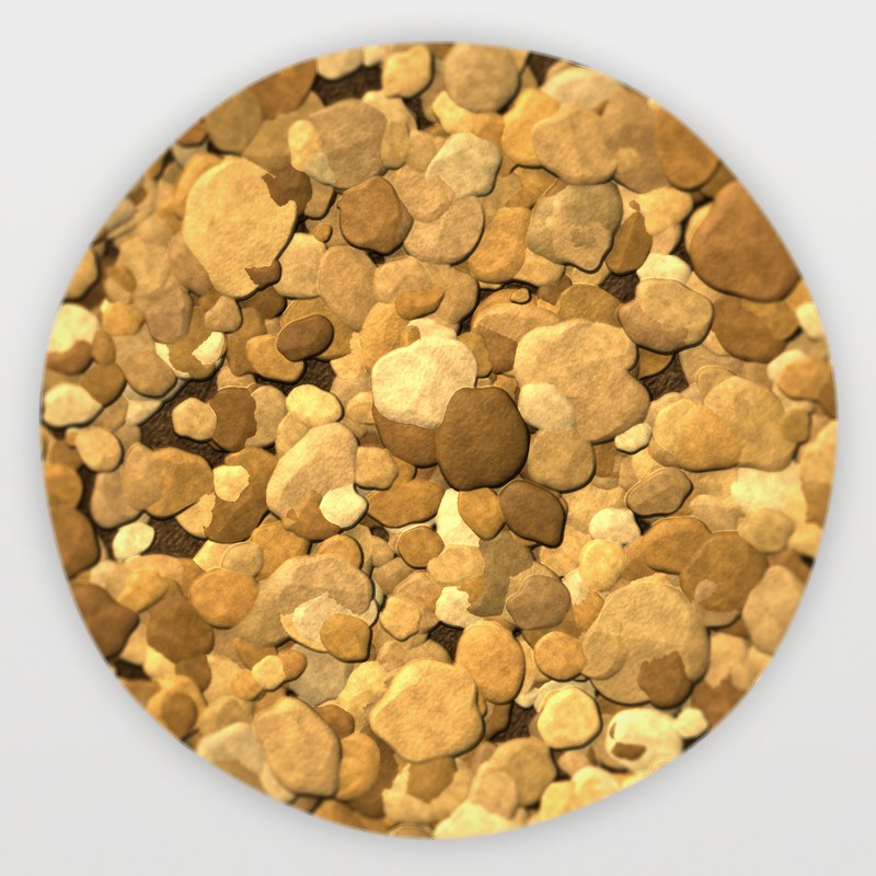 Arizona Gold 1 inch screened landscape rock