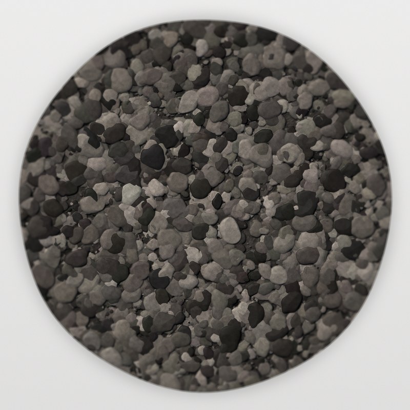Charcoal Grey 1/4 inch minus landscape rock