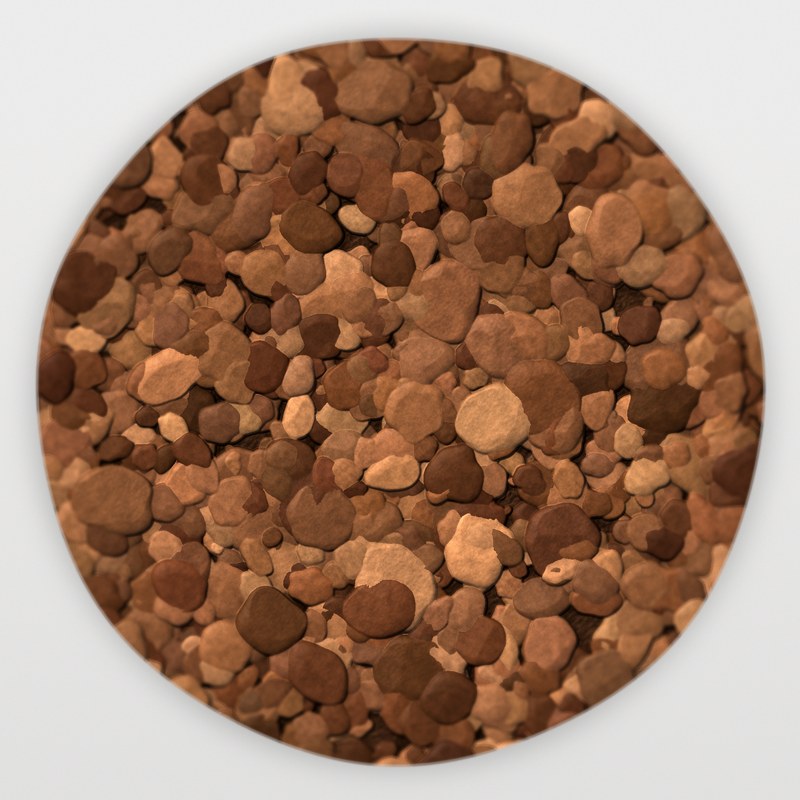 Gila Brown 1/2 inch screened landscape rock
