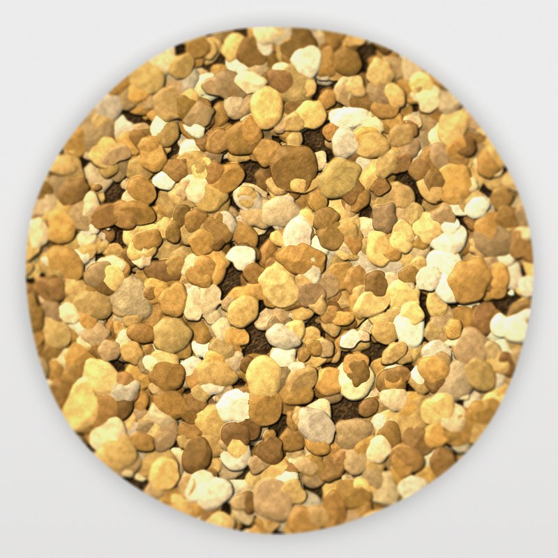 Madison Gold 1/2 inch washed landscape rock
