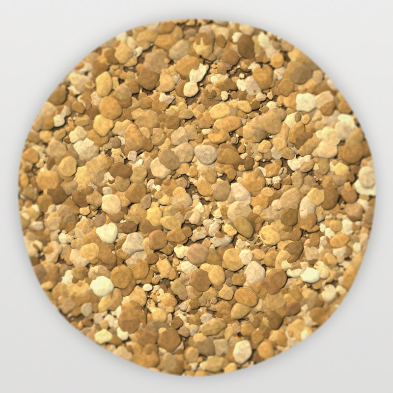 Madison Gold 1/4 inch minus landscape rock