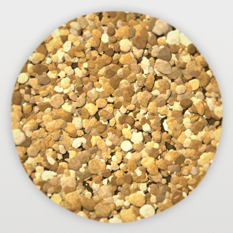 Madison Gold 1/4 inch screened landscape rock