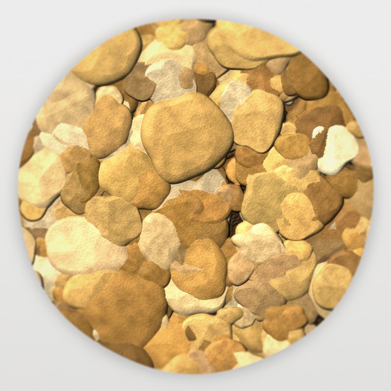 Madison Gold rip rap landscape rock