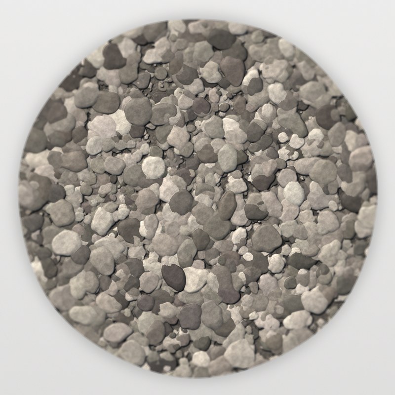 Mineral Gray 3/8 inch minus landscape rock