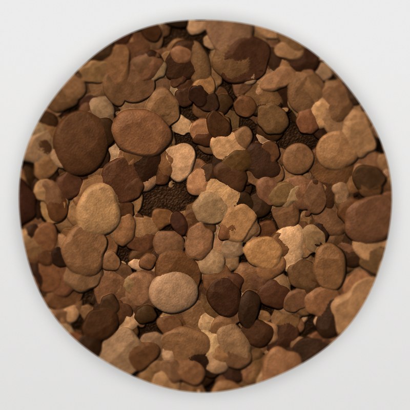 Mountain Vista Brown 1 inch screened landscape rock