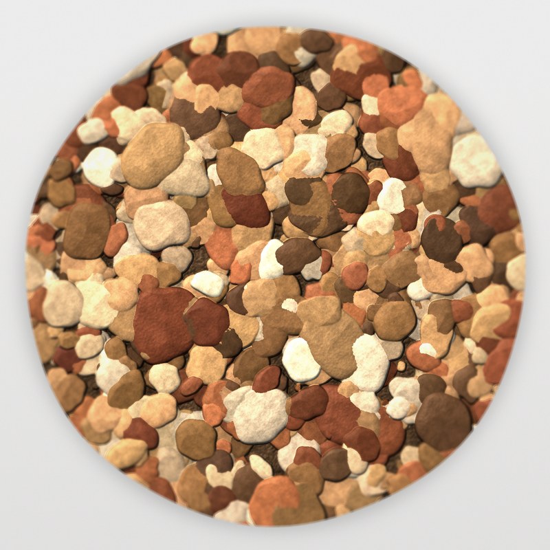 Painted Desert 3/4 inch screened landscape rock