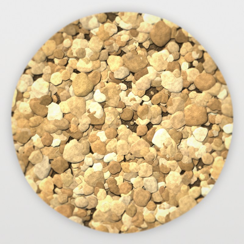 Palomino Gold 1/2 inch screened landscape rock