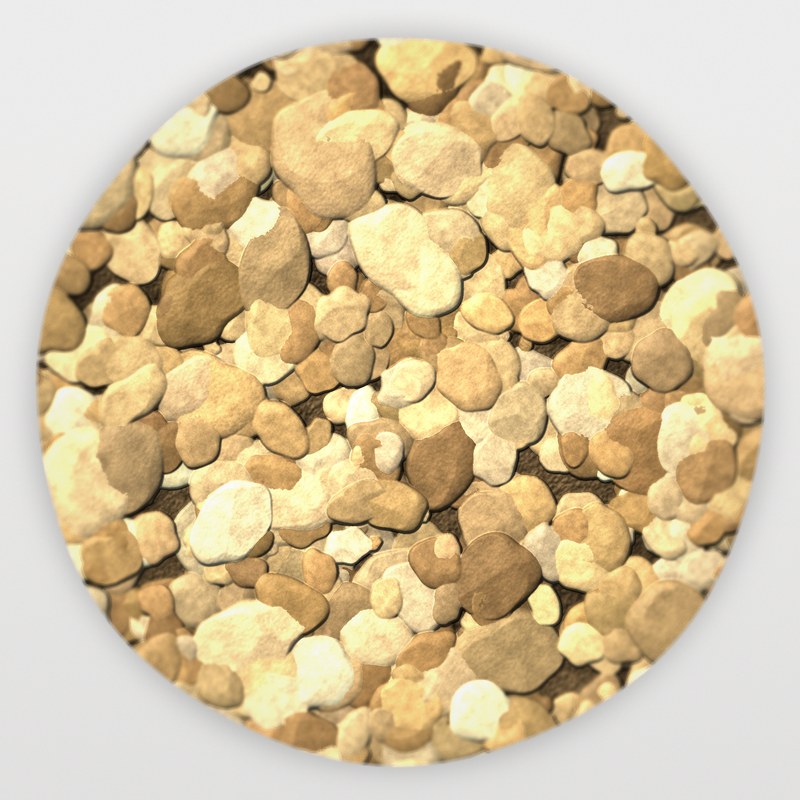 Palomino Gold 1 inch screened landscape rock