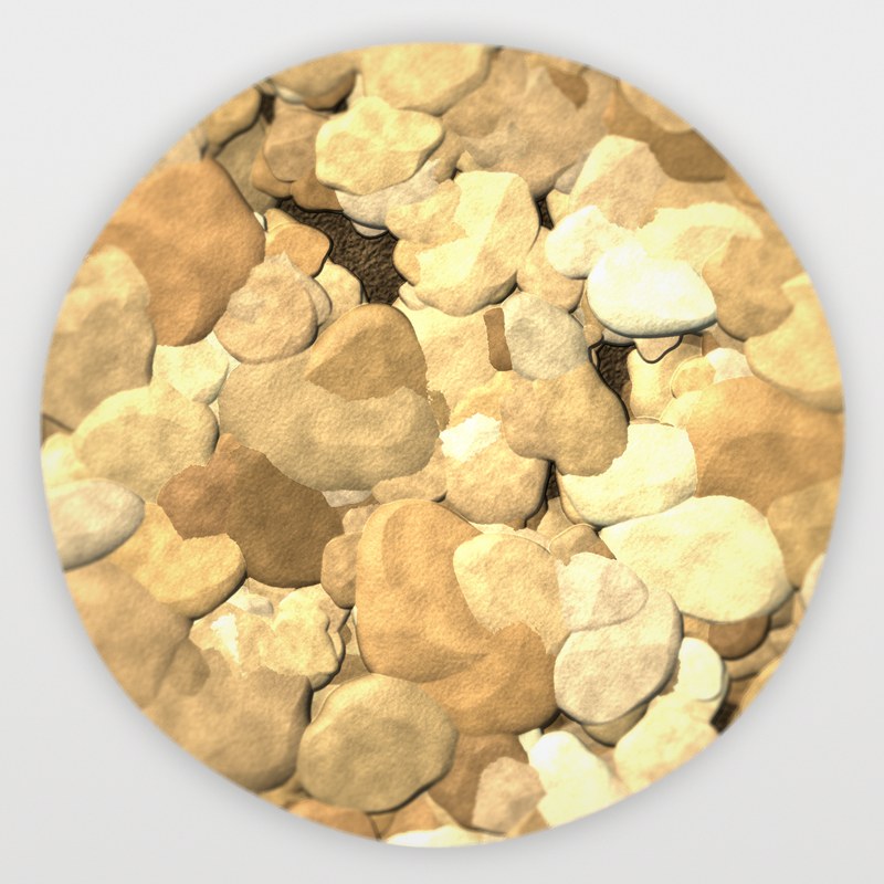Palomino Gold rip rap landscape rock
