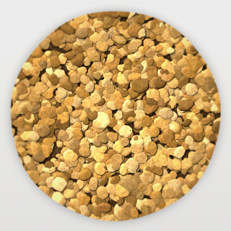Pioneer Gold 1/2 inch sized landscape rock