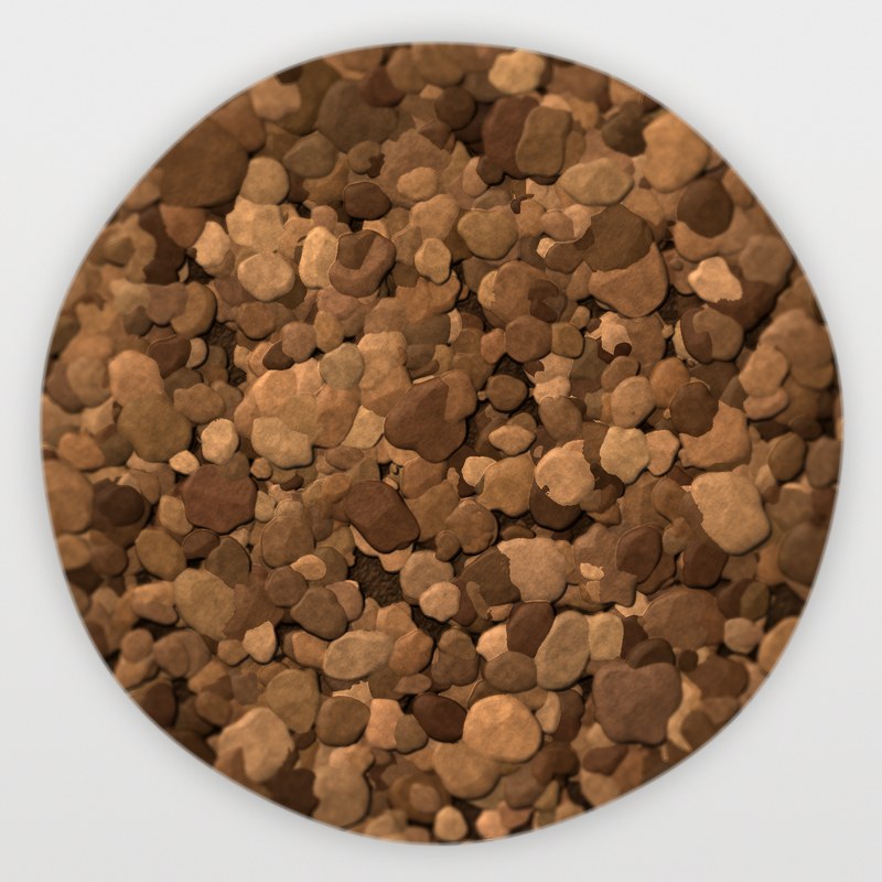 Saddleback Brown 1/2 inch screened landscape rock