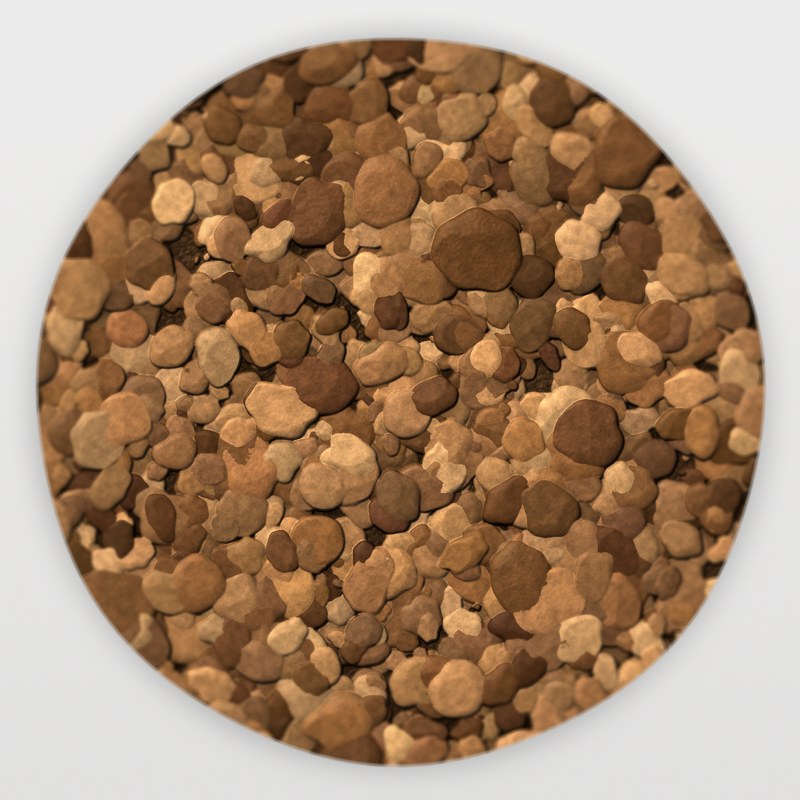 Santa Fe Brown 1/2 inch screened landscape rock