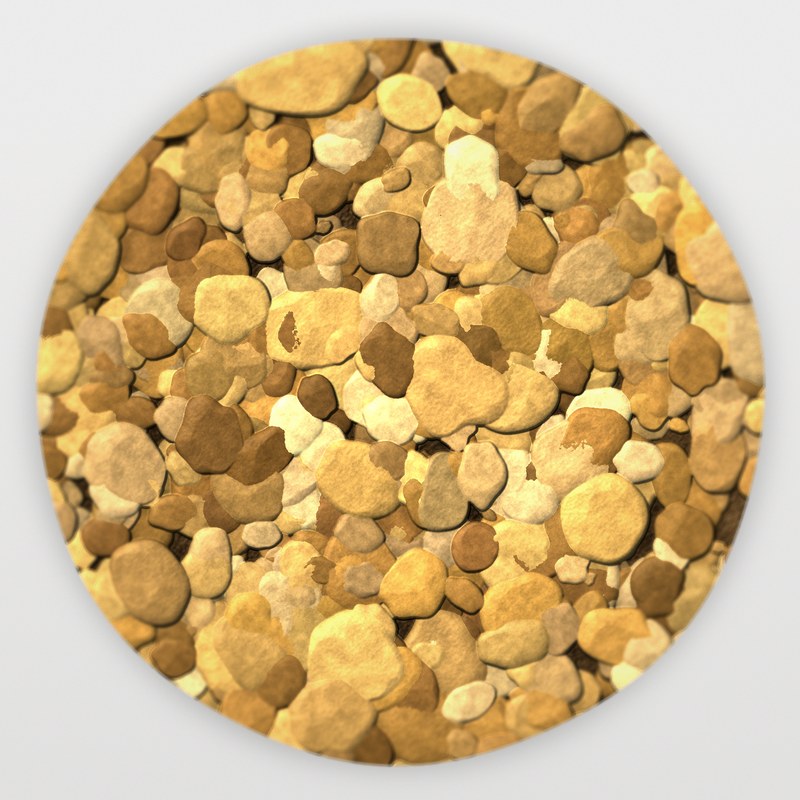 Santa Fe Gold 1 inch screened landscape rock