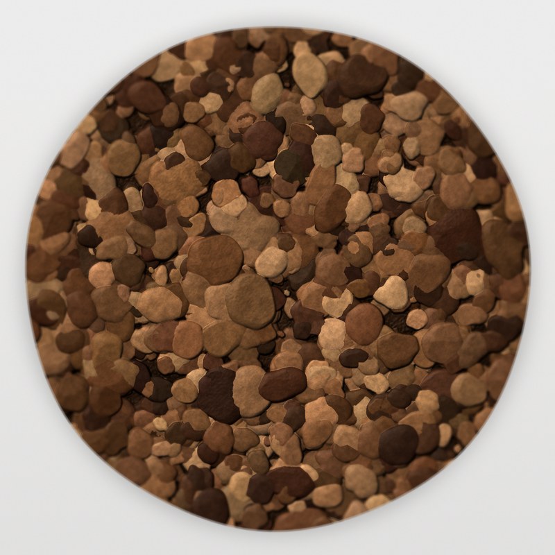 Table Mesa Brown 1/2 inch screened landscape rock