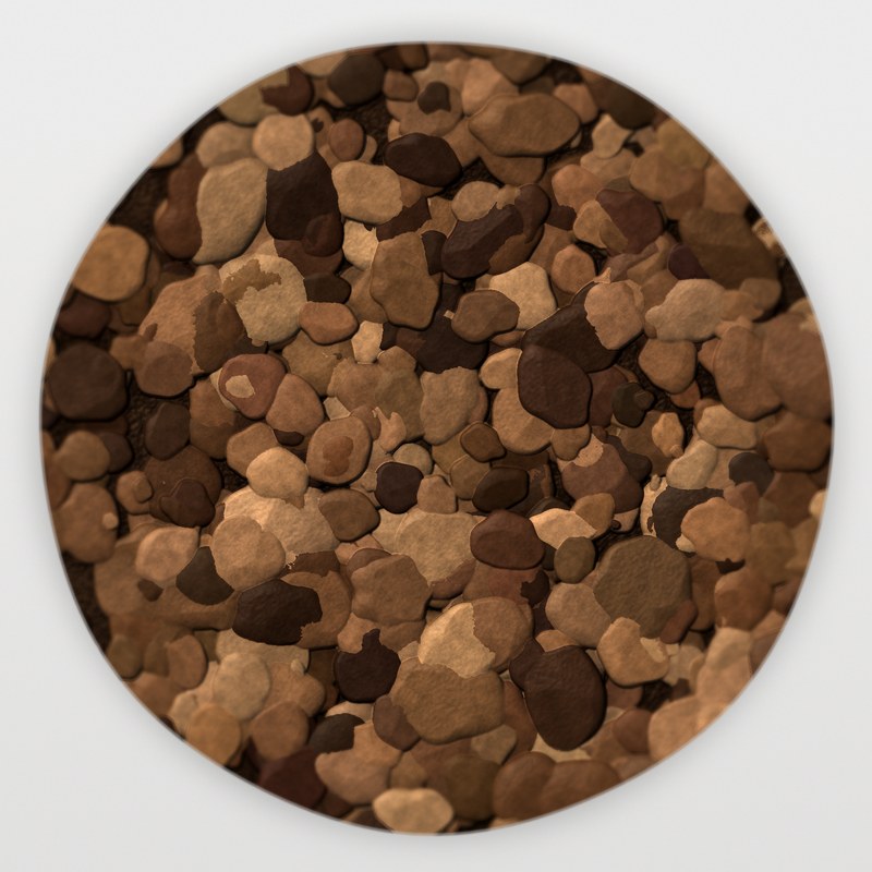 Table Mesa Brown 1 inch screened landscape rock